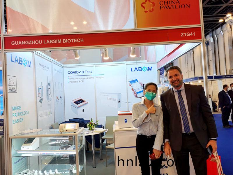 【展會(hui)迴顧】藍(lan)勃生(sheng)物(wu)精(jing)綵(cai)亮相2022 MEDLAB Middle East